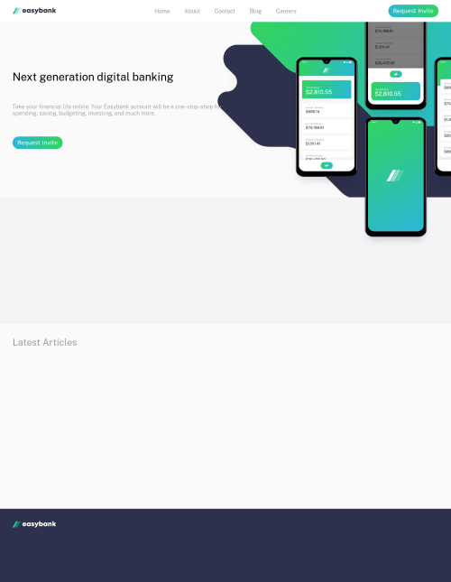 Responsive landing page built with HTML, CSS and JS coding challenge ...
