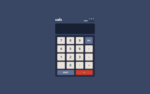 calculator web app using javascript coding challenge solution