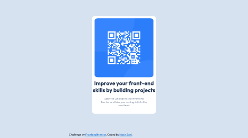 QR component challenge coding challenge solution