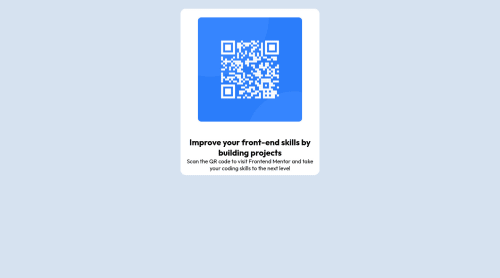 QR component- trying to solve coding challenge solution