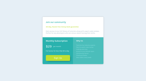 Responsive landing using CSS Grid and Flexbox coding challenge solution
