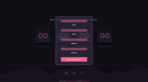 Responsive countdown timer using html, css, javacsript. coding ...