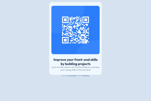 QR Solution coding challenge solution | Frontend Mentor