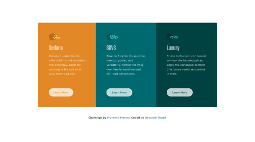Using Html and CSS coding challenge solution