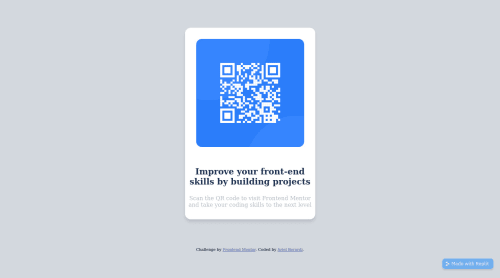 QR First challenge resolution coding challenge solution