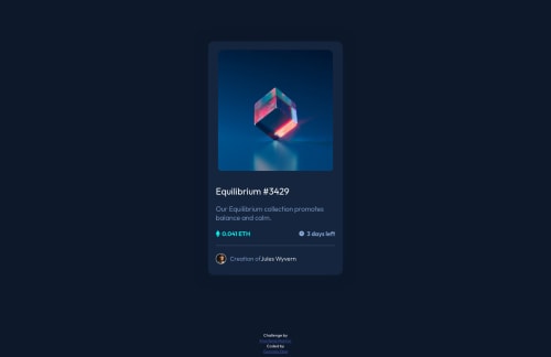 Flexbox coding challenge solution