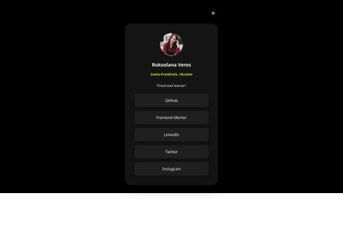 Social Links Profile with Theme Switcher Built with React coding ...