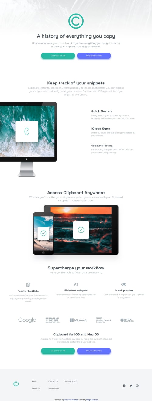 Tailwind CSS coding challenge solution