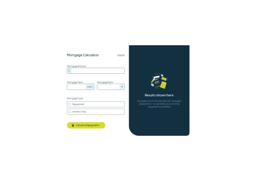 Mortgage Calculator Built using Next.js and TailwindCss coding ...