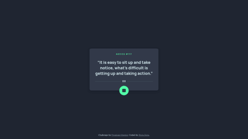 Frontend Mentor | Advice generator app using vue js coding challenge ...