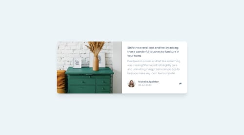 Article Preview Component with TailwindCSS coding challenge solution