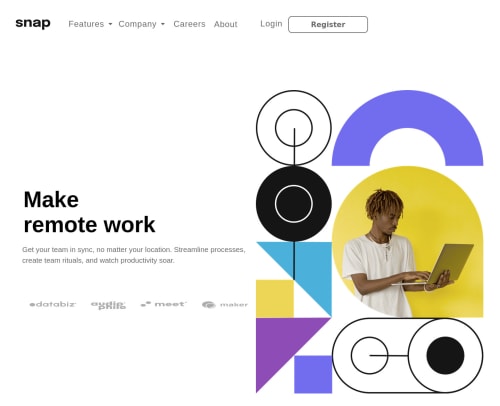 Responsive page using Css and JavaScript coding challenge solution