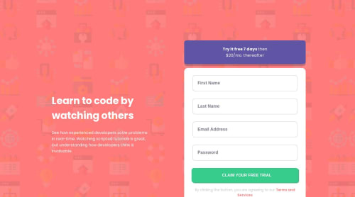 Responsive using css grid coding challenge solution | Frontend Mentor