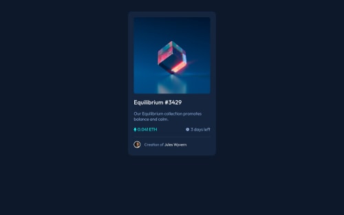 Preview Card Using HTML And CSS coding challenge solution
