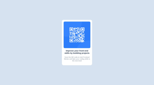 Frontend Mentor | QR code coding challenge solution