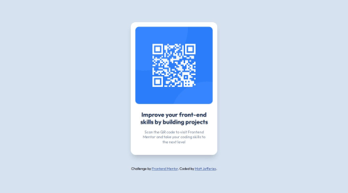 qr-code component coding challenge solution