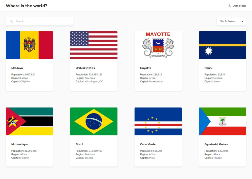 Responsive-Rest-api-countries built w/ Nextjs, tailwind and Typescript ...