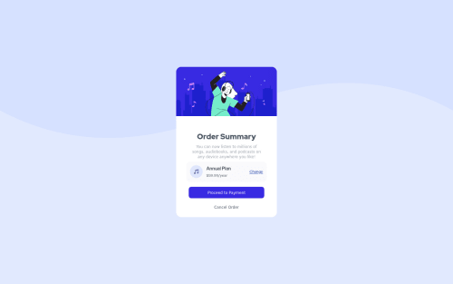Frontend Mentor | Order summary component using Tailwind css coding ...