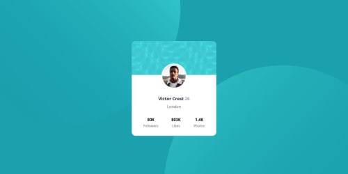 HTML and CSS | Profile Card Component coding challenge solution