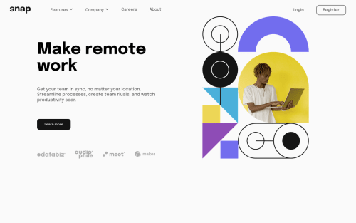 Snap, made with react and styled components coding challenge solution