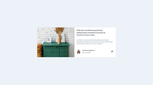 Frontend Mentor | Article preview component coding challenge solution