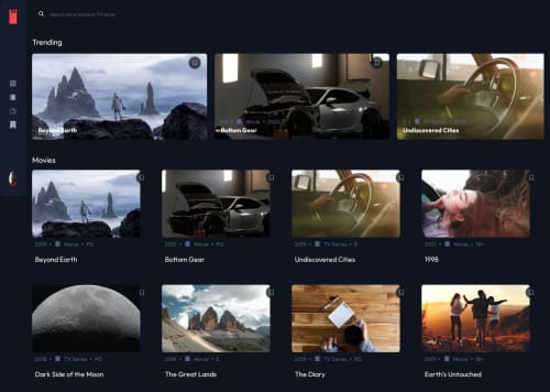 Entertainment Web App coding challenge solution