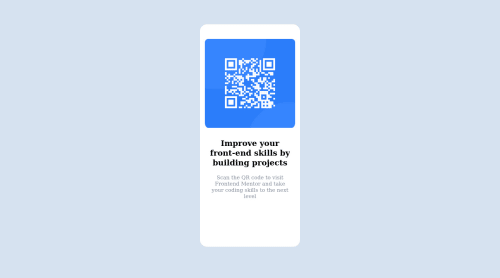 QR code component coding challenge solution