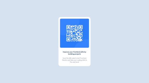 QR-code build using css and flex coding challenge solution