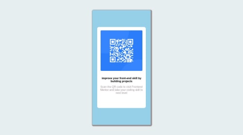 responsive QR code page using flex-box and media queries coding ...