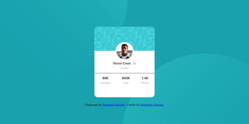 Flexbox coding challenge solution