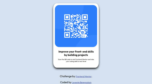 Responsive QR Code landing page. Coded with CSS and HTML. coding ...
