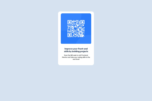 qr code coding challenge solution