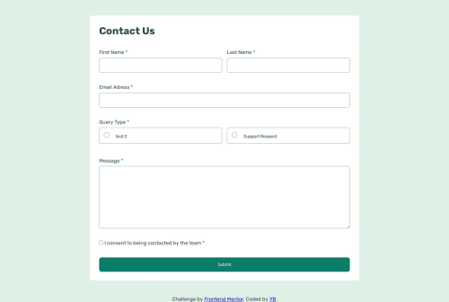 Simple form validation using js . coding challenge solution