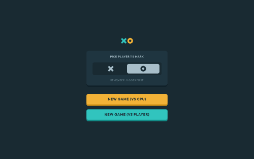 Tic Tac Toe game built with HTML, CSS/Sass and JavaScript coding ...