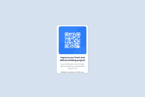 QR Code Project coding challenge solution