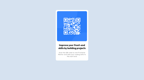 First challenge QR code component V1 coding challenge solution ...