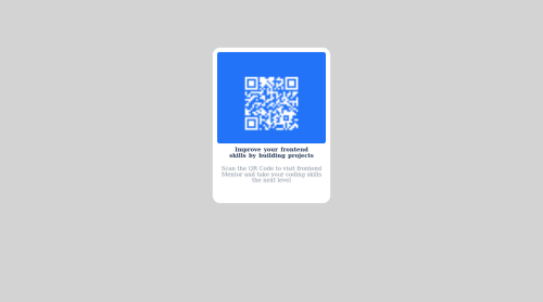 QR_Code with CSS Flexbox coding challenge solution