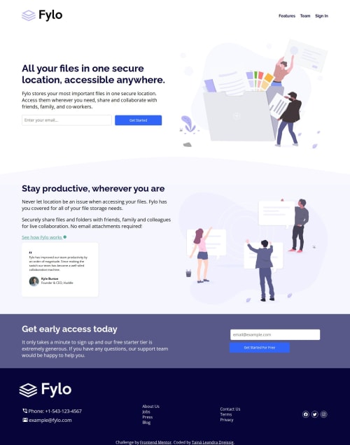 Landing Page Responsiva utilizando HTML e CSS coding challenge solution