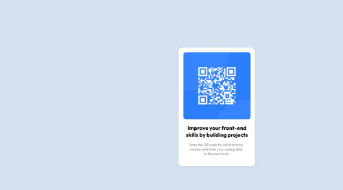 Challenge QR code component HTML and CSS coding challenge solution