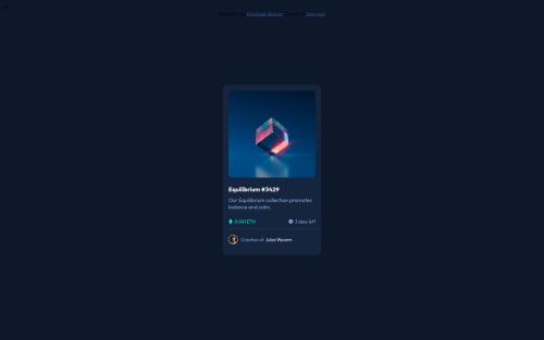 basic css & html coding challenge solution