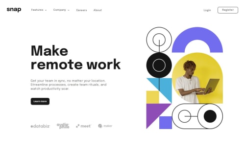 Simple single-page using HTML, CSS, and JavaScript + Responsive coding ...