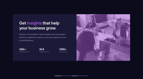 Stats preview card component | Mobile-First | Responsive | coding ...