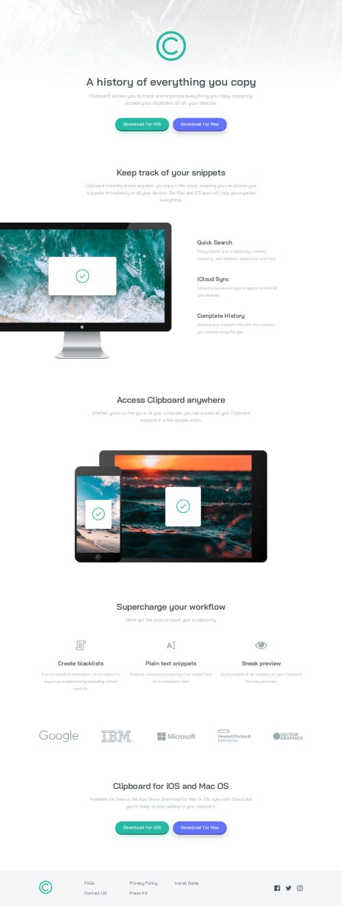 Responsive web created just with CSS and HTML coding challenge solution