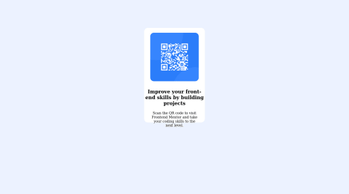 QR Code coding challenge solution