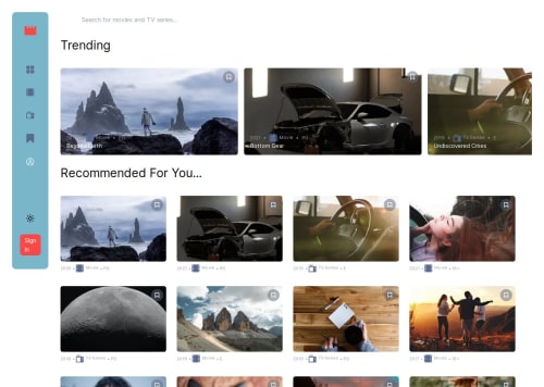 Web series web full stack app coding challenge solution