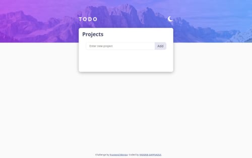 todo app coding challenge solution
