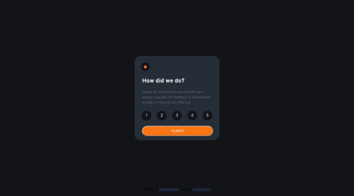 Interactive Rating Component coding challenge solution