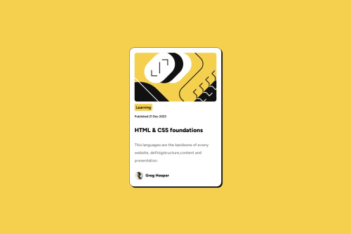 CSS Flexbox coding challenge solution