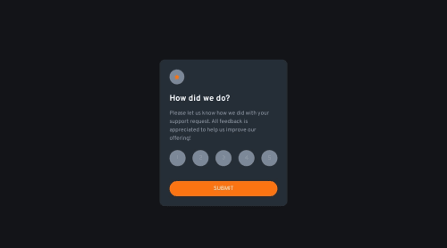 Interactive rating component coding challenge solution