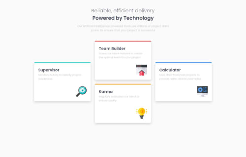 Four Card Feature coding challenge solution